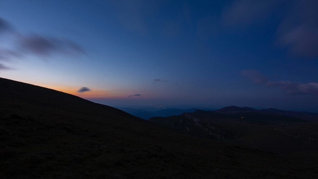 Panorama al crepuscolo