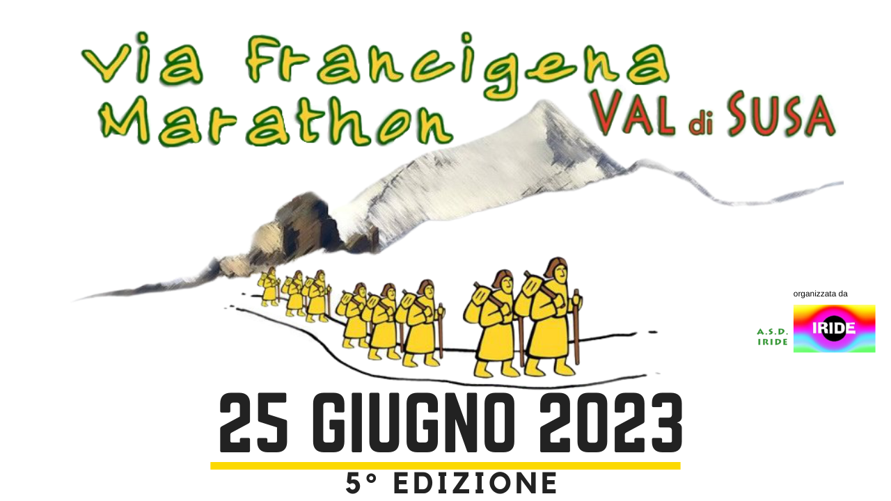 Logo Via Francigena Marathon Val di Susa 2023