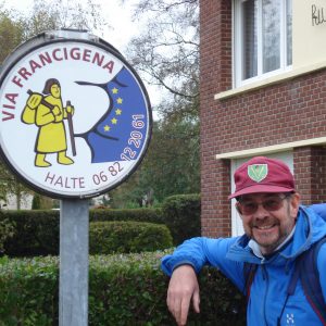 Author Nick Dunne on the Via Francigena