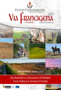 locandina Via Francigena in Valdelsa 2023